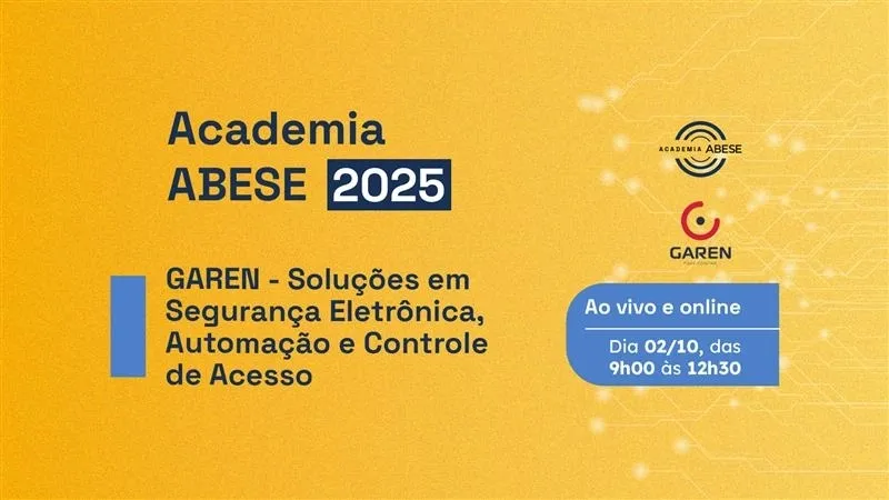 Ao vivo - GAREN - Soluções em Segurança Eletrônica, Automação, Controle de Acesso